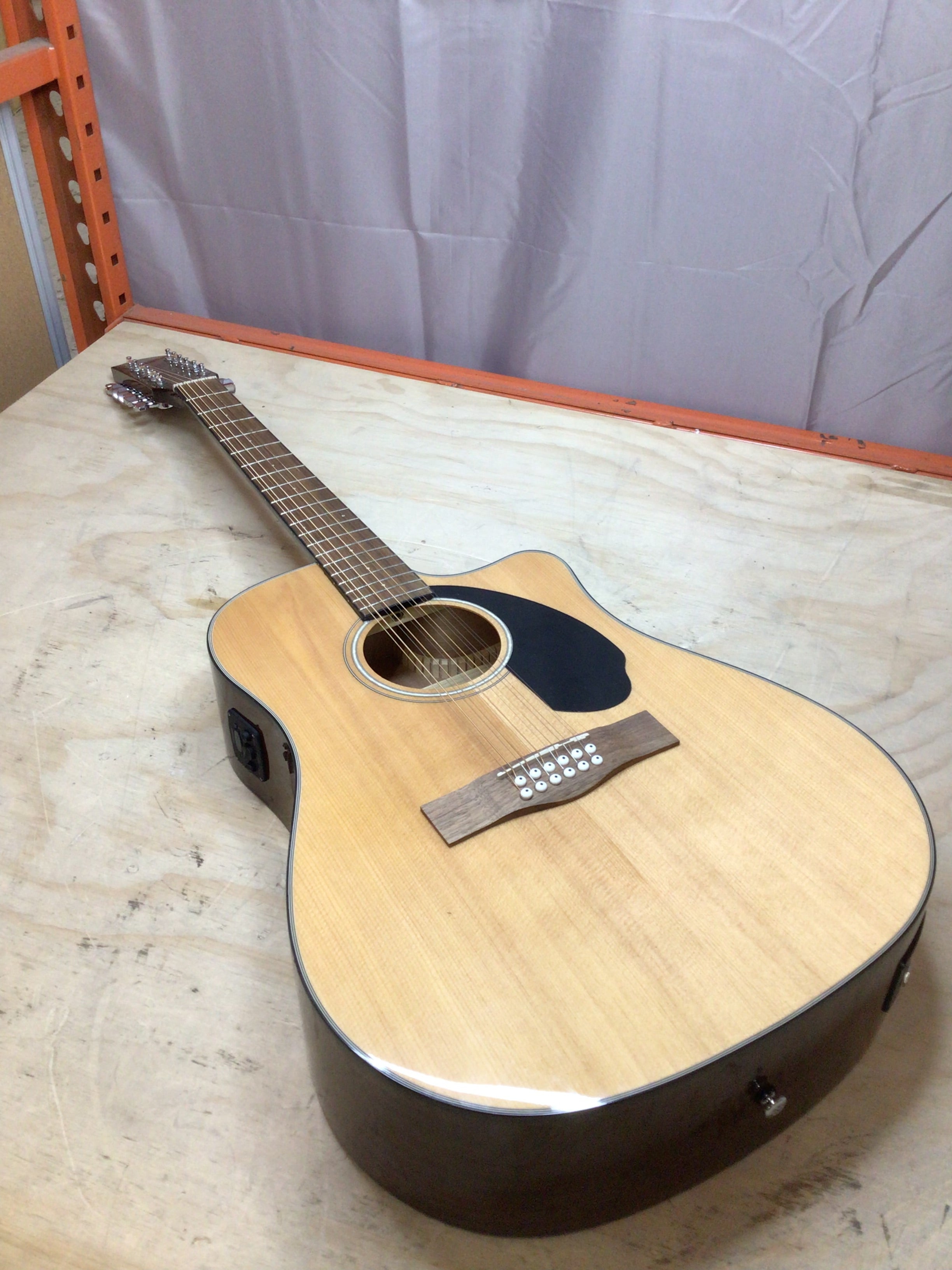 Fender CD-60SCE Dreadnought Acoustic Electric Guitar Natural Color (8129374847214)